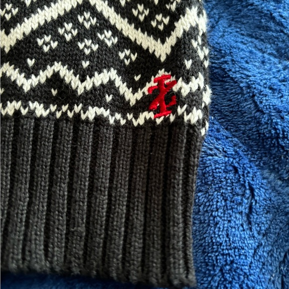 NWT women’s size M 10/12 IZOD black and white sweater - Picture 3 of 8